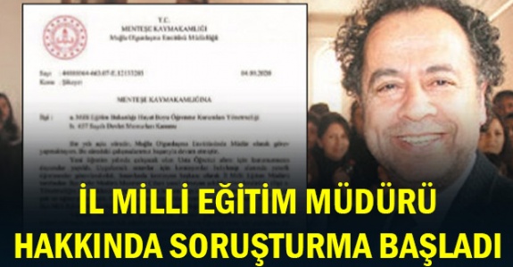 MEB İl Milli Eğitim Müdürü Hakkında Soruşturma Başlattı