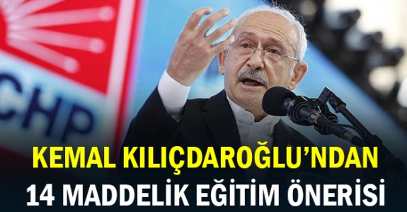 CHP'den eğitim için 14 öneri