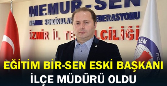 EBS Eski Şube Başkanı İlçe Milli Eğitim Müdürü Oldu