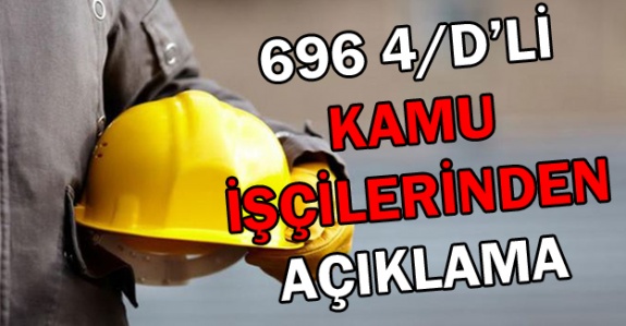 696 4/D’li Kamu İşçilerinden Basın Açıklaması