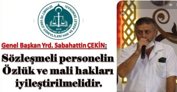 Sözleşmeli personele yapılan haksızlık giderilsin!