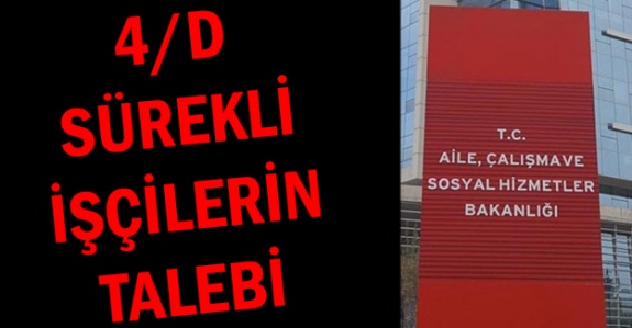 4/D'li daimi işçilerin iş kolu mağduriyeti