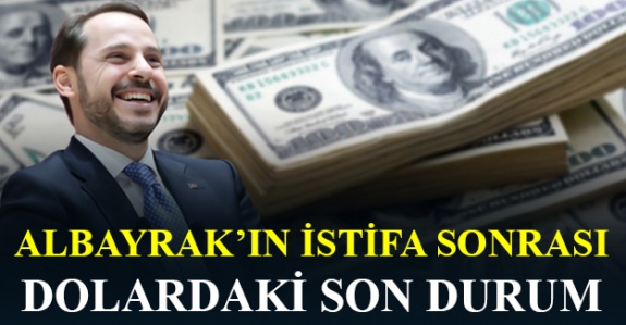 Berat Albayrak'ın istifası sonrası dolarda son durum