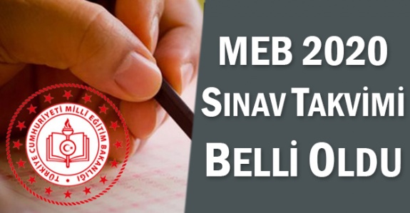 2021 yılı MEB sınav  takvimi açıklandı! Merkezi Sınav-AÖL-Bursluluk- MTSK