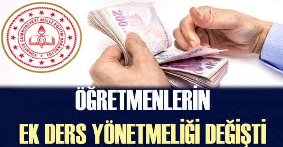 Öğretmenlerin ek ders yönetmeliğindeki değişikliği Cumhurbaşkanı onayladı 25 Kasım 2020