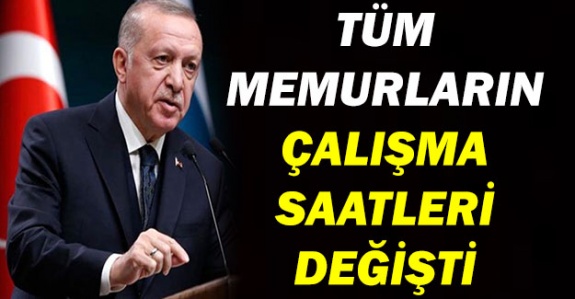 Cumhurbaşkanından memur mesai saatleri hakkında açıklama! Tüm memurlar 10.00-16.00 arasında mesai yapacak