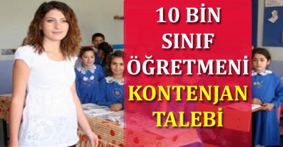 Arı Gibi Çalışan Sınıf Öğretmenlerinden 10 Bin Kontenjan Talebi