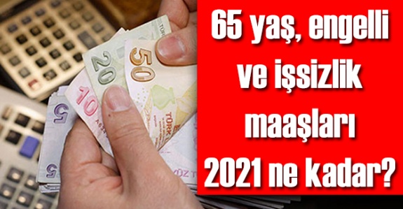 2021'de işsizlik, 65 yaş yaşlılık ve engelli maaşları ne kadar oldu?