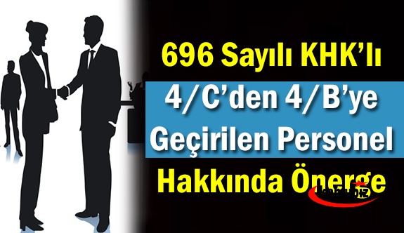 CHP'den, 4/C'den 4/B'ye geçenlerin mağduriyeti hakkında 15 maddelik önerge