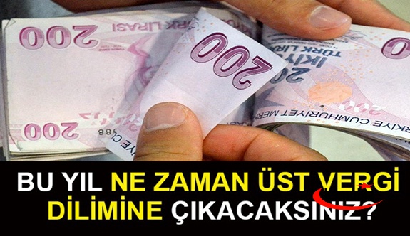 Unvanlarına göre memurlar 2021 yılında hangi ay üst vergi dilimine çıkacak?