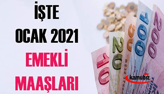 İşte Kuruşu Kuruşuna Emeklinin Ocak 2021 Zamlı Maaşları!