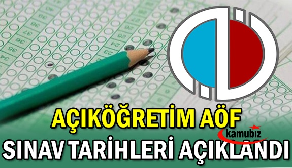 Açıköğretim Fakültesi (AÖF) 2021 güz dönem sonu sınav takvimi açıklandı