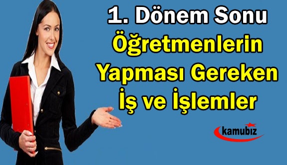 2020-2021 I. Dönem Sonu Yapılması Gereken İş ve İşlemler Belli Oldu! İşte MEB'den 12 Maddelik Resmi Yazı