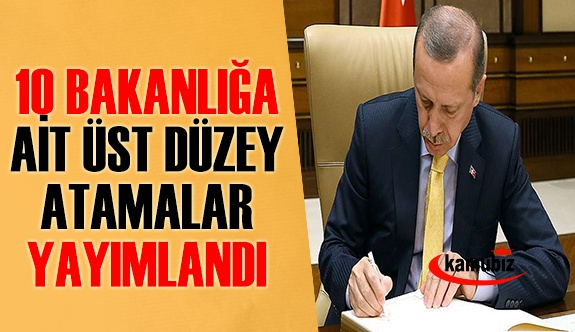 10 bakanlık ve bazı kurumlara ilişkin Cumhurbaşkanı atama kararları 23 Ocak 2021