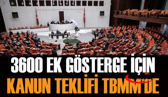 Sağlık personeline 3600 ek gösterge TBMM'ye sunuldu