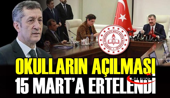 Okulların açılma tarihi değişti! Bilim Kurulu yüz yüze eğitim için 15 Mart'ı tavsiye etti