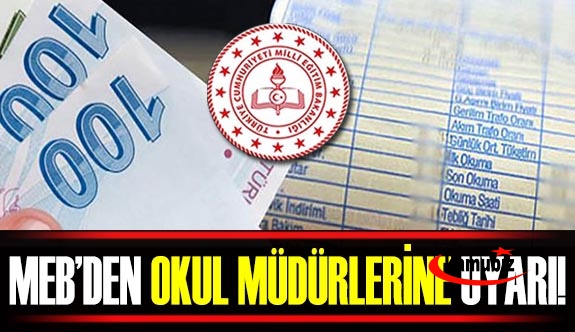 Fatura okul müdürlerine mi kesilecek? 62 bin müdüre uyarı!