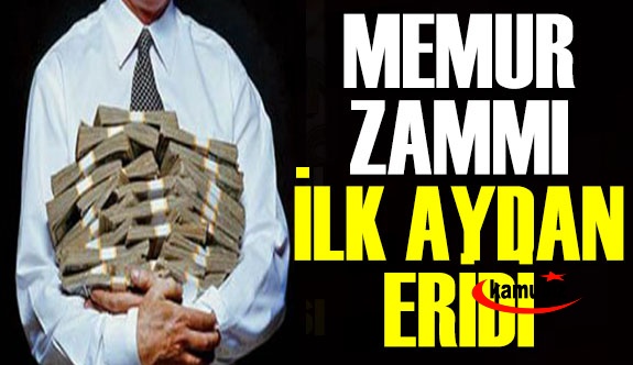 Altı aylık zammın yarıdan fazlası ilk aydan eridi