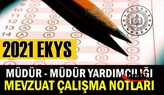 MEB EKSY 2021 Mevzuat Çalışma Notları