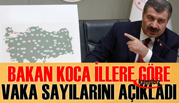 Sağlık Bakanı haftalık vaka sayılarını açıkladı: En fazla vaka olan iller belli oldu!