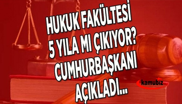 Hukuk fakülteleri 5 yıla çıkarılıyor! İşte Eylem Planında yer alan konular