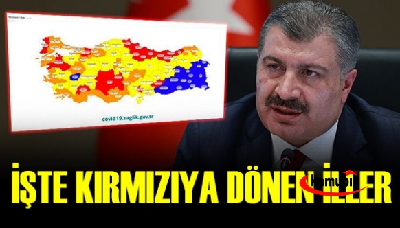 İşte bu hafta kırmızı renge dönen iller