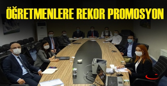 O ilçede öğretmenlere rekor promosyon ödenecek