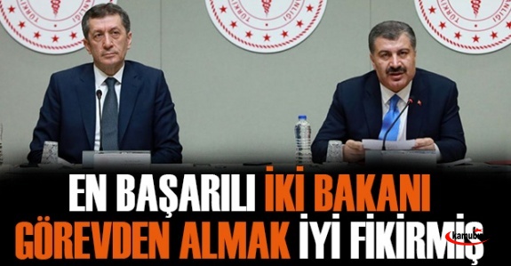 En başarılı iki bakanı görevden almak iyi fikirmiş, Soylu'yu da alın!