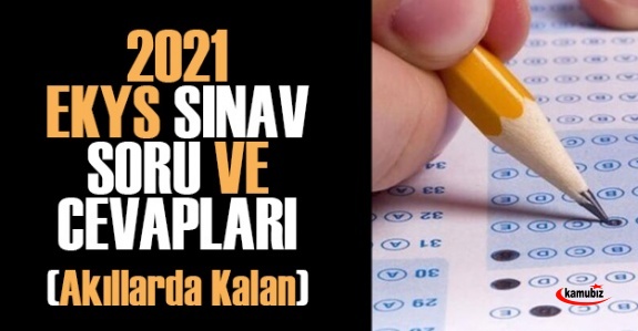 Akıllarda kalan 14 Mart 2021 MEB EKYS Soruları ve Cevapları