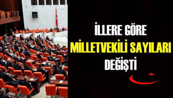 YSK İllere Göre 2021 Milletvekili Sayılarını Güncelledi.