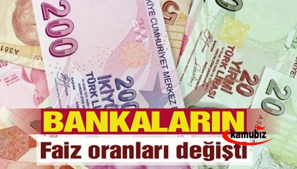 Bankaların faiz oranları değişti! İşte 20 Nisan 2021 banka kredi oranları