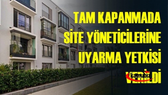 İçişleri Bakanlığı apartman ve site yöneticilerine 'uyarma' yetkisi verdi