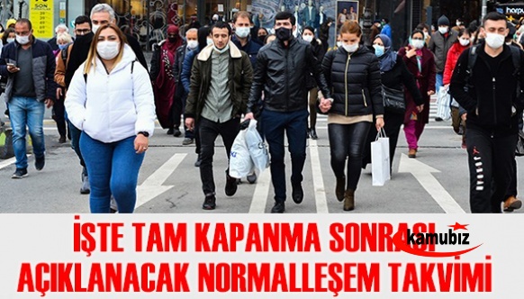 İşte Tam Kapanma Sonrası Açıklanacak Olan Kontrollü Normalleşme Takvimi