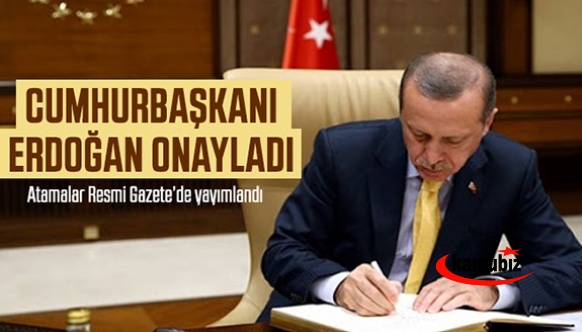 Cumhurbaşkanı Yeni Atama Kararları Resmi Gazete’de 20 Mayıs 2021