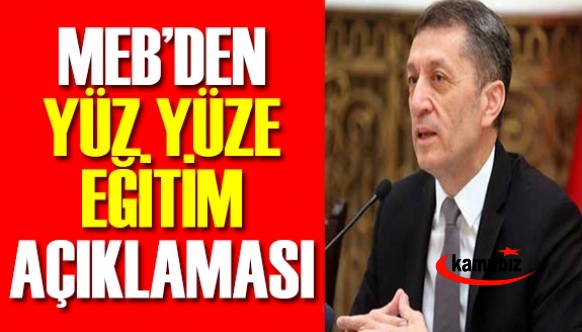 MEB'den ilk orta ve liselerde yüz yüze eğitim açıklaması