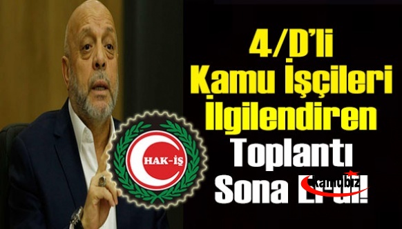 696 KHK'lı kamu işçilerini ilgilendiren toplantı sona erdi!