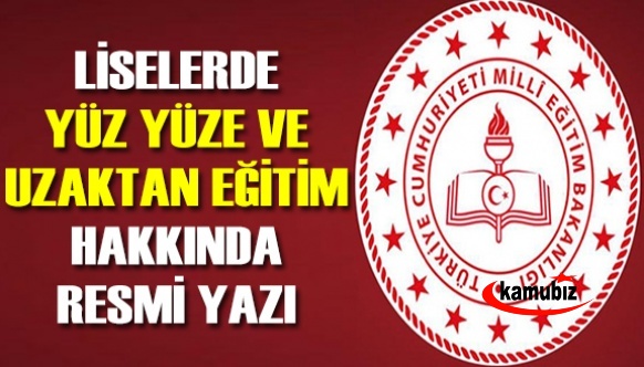 MEB'den liselerde yüz yüze ve uzaktan eğitimle ilgili 10 maddelik açıklama