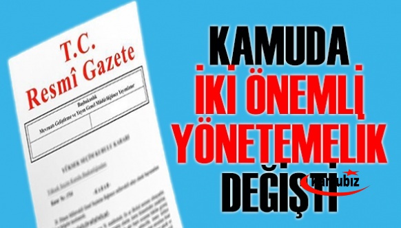 Memurların Yiyecek Yardımı ve Kamuya İşçi Alım Yönetmeliklerinde Değişiklik