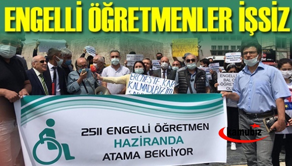 Engelli öğretmenler eylemde: 2.511 engelli öğretmen işsiz