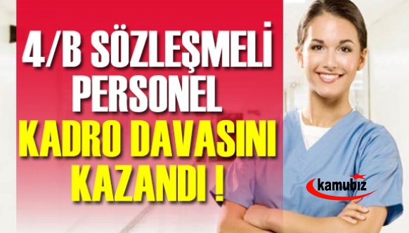 Sözleşmeli personel kadro davasını bölge idarede kazandı