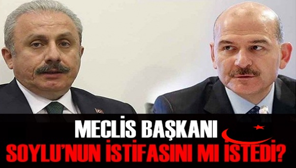 Meclis Başkanı Süleyman Soylu'nun istifasını mı istedi?