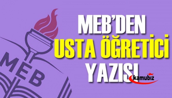 MEB'den usta öğreticilere, döner sermaye ücreti yazısı?