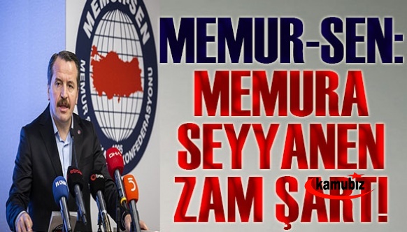 Ali Yalçın Memura Seyyanen Zam İstedi