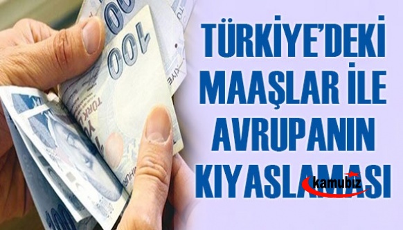 Sözcü yazarı Türkiye'deki maaşları Avrupa ile kıyasladı