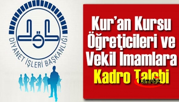 Kur’an kursu öğreticilerine ve vekil imamlara kadro talebi TBMM'de