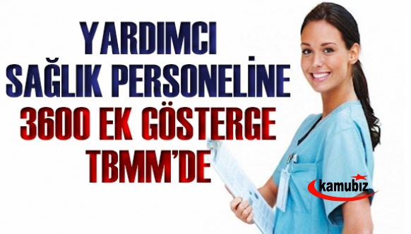 Yardımcı sağlık personelinin özlük hakları ve 3600 ek gösterge Meclis'te