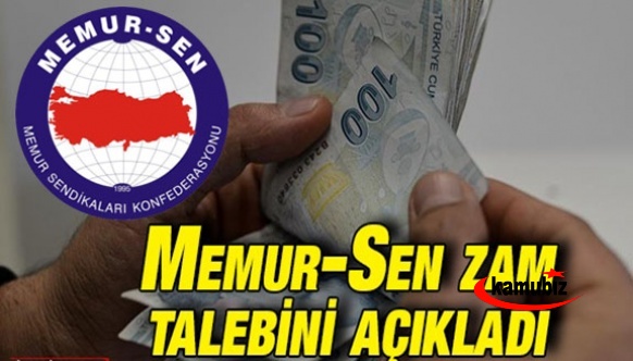 Memur-Sen, toplu sözleşmede zam talebi belli oldu