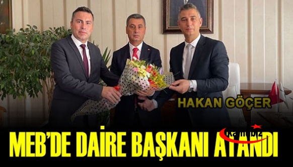 Belediye Fen İşleri Müdürü MEB'de Daire Başkanı Oldu