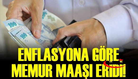 Temmuz enflasyonuna göre memur maaşları eridi