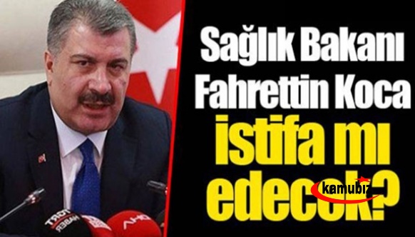 Bir istifa haberi de Fahrettin Koca hakkında! Gitmek istiyor?